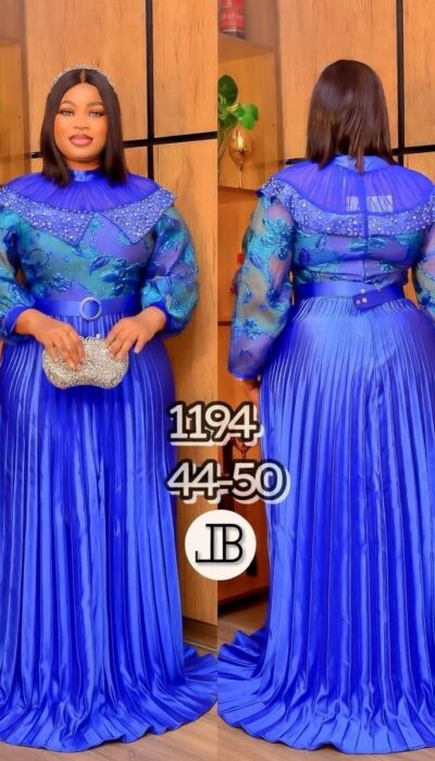 Beautiful Long Turkey Dress – Available in Green