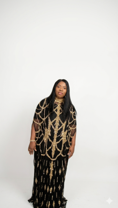 Dubai Bubu Dress – Elegant Beaded Kaftan