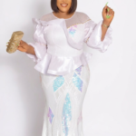 Turkey Luxury Sequin African Long Dress – Elegant Wedding & Occasion Gown