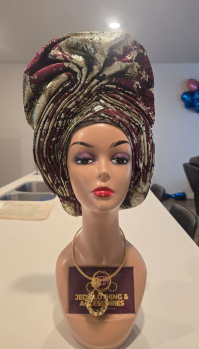Damask auto gele Cap