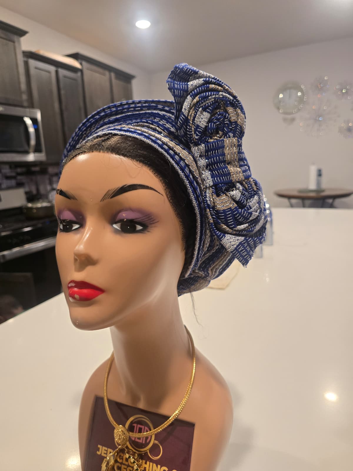 Premium aso-oke auto gele