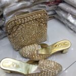 Dubai stone shoes and bag