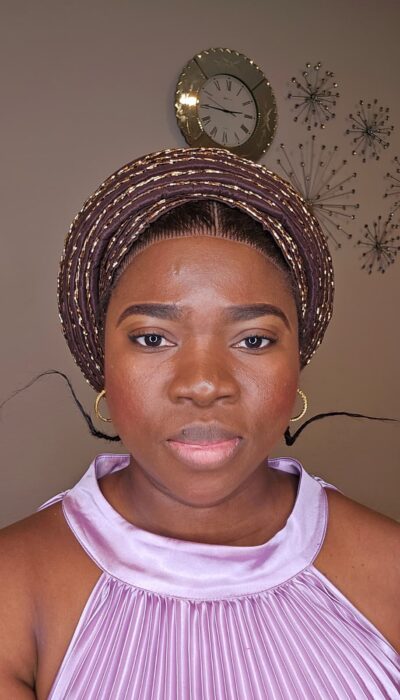 Turban with a little beaded