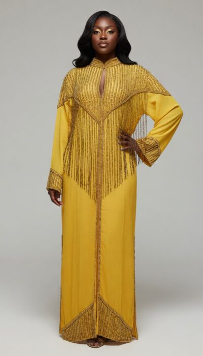 Dubai beautiful long jacket with bead