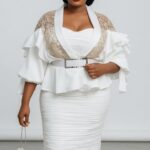 Turkey beautiful skirt and jacket with a tube, 4 in one dress with a belt and stunning stone