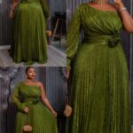 Turkey beautiful long dress with one hand