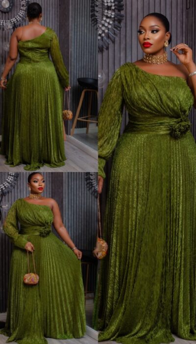 Turkey beautiful long dress with one hand