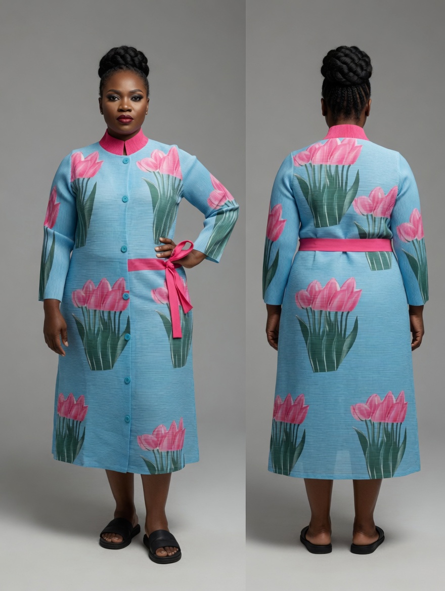 Meyaki dress stretches - Image 2