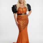 Turkey beautiful dress with sequence