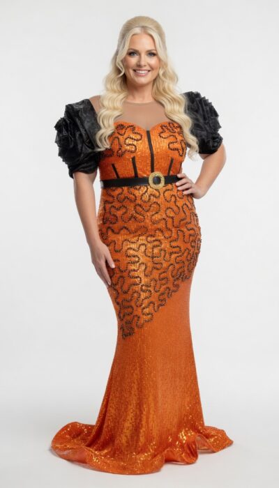 Turkey beautiful dress with sequence