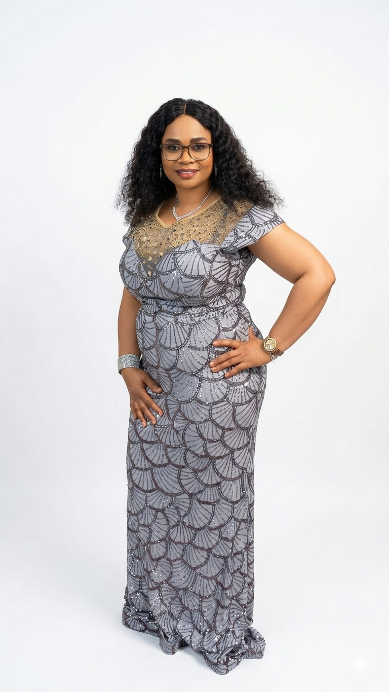 Turkey‑Inspired African Elegant Sequin Long Dress for Wedding & Special Occasions - Image 2