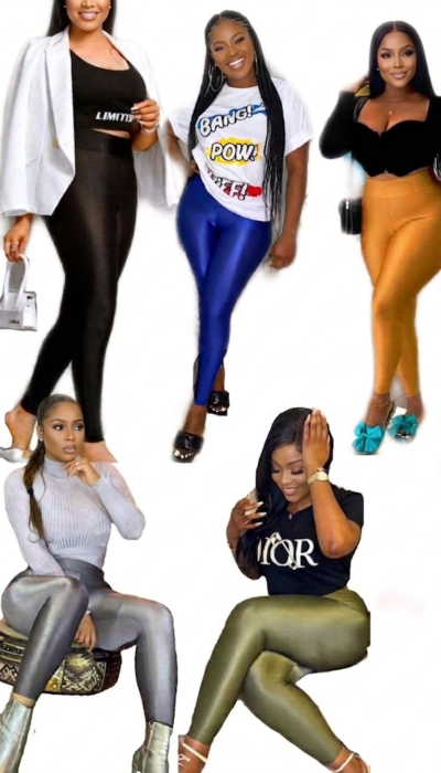 Super‑Stretch High‑Weight Firm Leggings — Beautiful Fit with Shirts & Tops