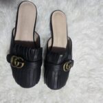 Luxury Designer-Inspired Covered Slippers | Elegant Closed-Toe Fashion Slides